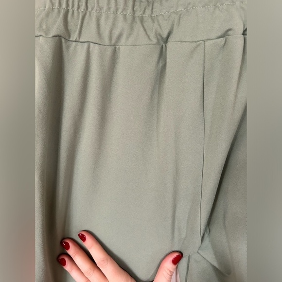Gymshark Whitney Simmons Jogger Pants Women Size S Fitted Ruched Moss Green​ - Picture 13 of 13